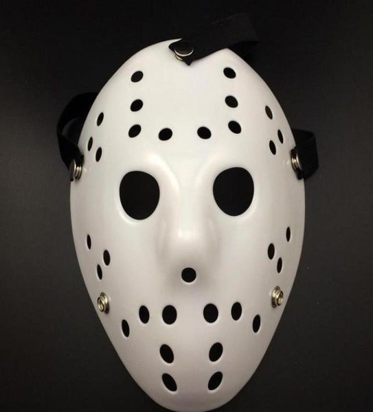 Masque poreux blanc Jason Voorhees Freddy Horror Movie Hockey effrayant Masques pour les femmes de fête Masquerade Costumes3055995