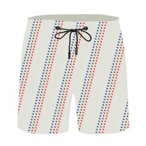 Maillot de bain imprimé blanc Hipster pour hommes, short de styliste respirant, plage en plein air, haute qualité, vacances, voyage de luxe, 235u