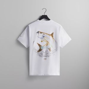 Camiseta blanca estampada para hombre, camisetas gráficas extragrandes de algodón para hombre, camisetas de verano