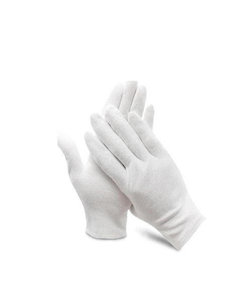 Gants de travail en coton blanc de qualité pour hommes et femmes, la fibre est confortable et respirante239c9154147