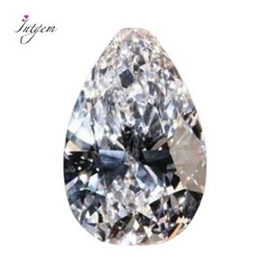 Zafiro blanco circón 51.58Ct 18x25mm forma de corte facetado de pera AAAAA VVS piedras preciosas sueltas DIY regalos de joyería al por mayor H1015