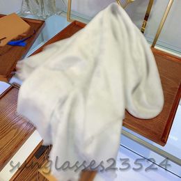 Witte sjaal Zijden wollen sjaal, herfst- en wintermodeartikelen, fijn zilverdraad, meerkleurig, volledig logopatroon, designer sjaal, grote vierkante sjaal w038
