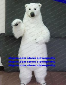 Ours blanc ours polaire mascotte Costume adulte personnage de dessin animé tenue Costume professionnel scène magique entreprise propagande zz4873