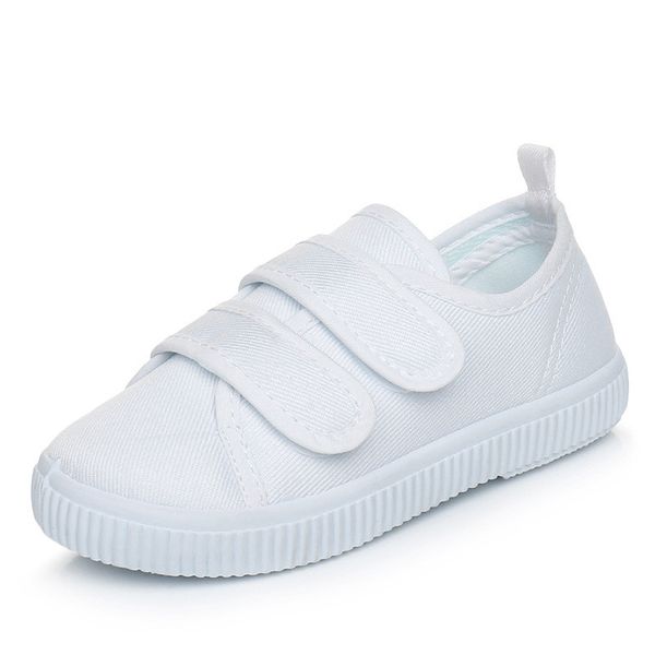 Sneakers White Tolevas Chaussures pour filles Boys Enfants École Étudiant Dance Dance Gymnastique Chaussures décontractées Sport Chaussures blanches