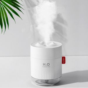 White Snow Mountain Luchtbevochtiger 500ml Ultrasone USB Aroma Air Diffuser Soothing Light Aromatherapy Humidificador Home Difusor