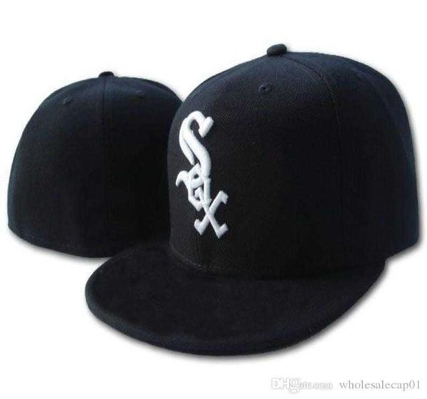 Casquettes de Baseball White Sox femmes hommes gorras hip hop Street casquette os ajusté Hats8501372