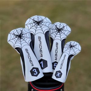 White Spider Universal Wooden Club Hat de protection Golf Cover Golf