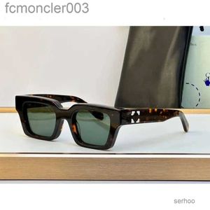 Witte zonnebril nieuwe herenontwerper OERI008 mode luxe en bescherming top originele doos offwhite glazen xqk5