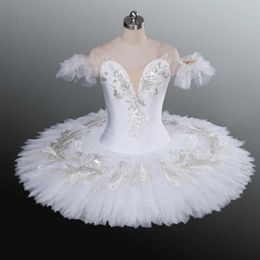 White Swan Lake Professional Ballet Tutu Pour Enfant Enfants Adulte Femmes Ballerine Party Costumes De Danse Ballet Tutu Balett Robe Fille 220609