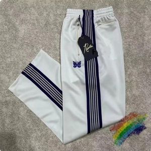 Witte joggingbroek Heren Dames Geborduurde mode Trekkoord trainingsbroek