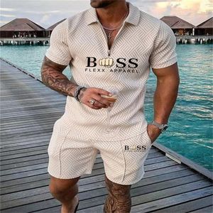 witte t-shirts voor mannen designer trainingspak 2024 zomer hete heren t-shirt shorts set sportset voor heren merk logo print vrije tijd mode katoen korte mouw t-shirt set