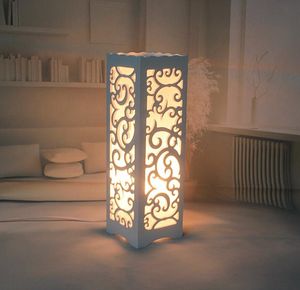 Witte tafellamp met wijnstokvormige uitsparing moderne lampenkap in de woonkamer slaapkamer AC110220V Desk Light6649858