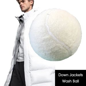 Pelota de tenis blanca para chaquetas de plumón, lavable a máquina, pelotas de tenis de alta calidad, paquete de 3/6 240227