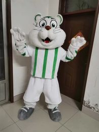 White Tiger Mascot Costume for Party Cartoon Character Mascot Costumes voor