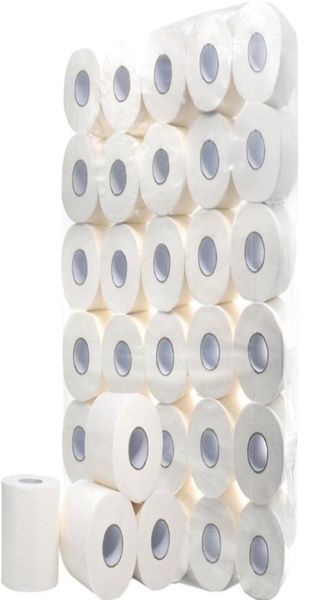 Rollo de papel higiénico blanco, paquete de 30 toallas de papel de 4 capas, papel higiénico para el hogar, papel higiénico Paper4993031