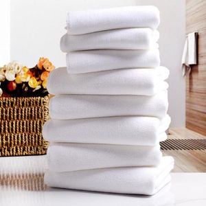 Serviette blanche el serviettes serviette douce tissu microfibre nettoyage à domicile visage salle de bain main cheveux Bath230E