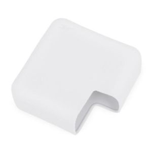 Witte ultra dunne siliconen MacBook Charger Protector Case voor MacBook Air 11 13 