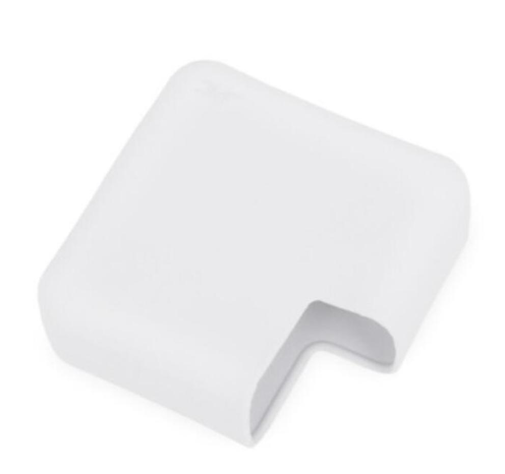 Vit Ultra Thin Silicone MacBook Charger Protector Väska till MacBook Air 11 13 