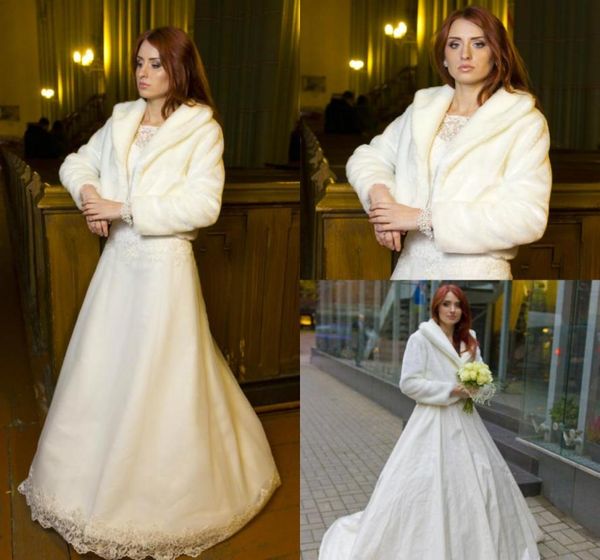 Blanc Winter Tricoting Tricoting Abond Cloak Faux Fur Cashmere Châle Pashmina Bridal Wraps Poncho Capes Vestes pour les mariages Bolero Shru3470292