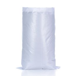 Bolsa tejida blanca, bolsas recubiertas con película, paquete de harina PP, paquete de transporte impermeable y hermético