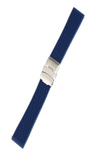 Whitebluered Silicone Stap 182022224mm rubber horlogeband Waterpfoof vervangende armband veerstaven rechte uiteinden Pin Buckle9122450