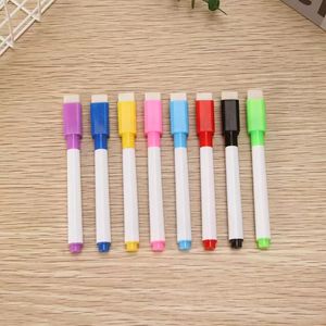 Whiteboard expo markers magnetische whiteboard pen droge wissen wissen witte bord markers magneet pennen ingebouwd in gum schoolvoorraden