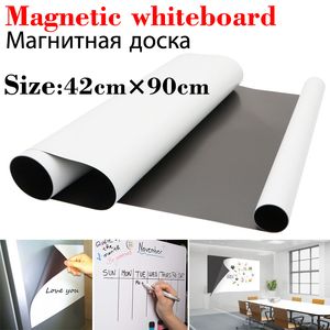 Whiteboards 42*90cm Magnetic WhiteBoard Fridge Kids Painting Board School Home Office Message White Board 230706