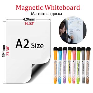 Whiteboards A2-formaat Magnetisch whiteboard Schrijven Tekening Doodle Board Stickers Sticker Kalender Menu Weekplanner 231009