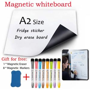 Whiteboards A2-formaat Zacht magnetisch whiteboard White Board Message Board Maandelijkse wekelijkse planner Kalendertafel 16,5 