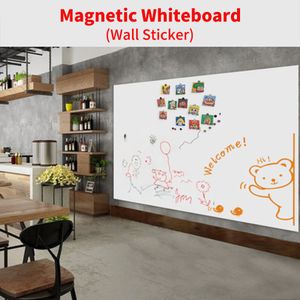 Tableaux blancs Tableau blanc magnétique Sticker mural Doux Protecteur de tableau étanche Message de mémo effaçable pour la maison de bureau Les enfants utilisent 230217
