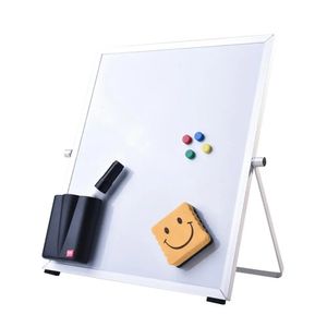 Tableau blanc magnétique tableau d'écriture Double face avec stylo gomme particules magnétiques pour bureau école bureau Stand 231009