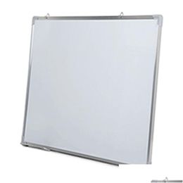 Tableau blanc en gros tableau blanc magnétique tableau d'écriture simple face avec stylo effaçable aimants boutons pour école de bureau 50x35cm aluminium Dhoqa