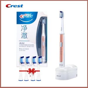 Whitening Crest S15 Elektrische Tandenborstel Slim Clean 1000 Tandheelkundige Tanden Whitening Smart Timer Sonische Tandenborstel Met Vervangen Borstelkop