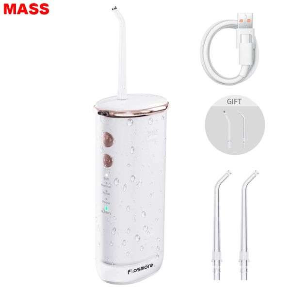 Blanchiment Oral Irrigateur Portable Dentaire Eau Flosser USB Rechargeable Jet D'eau Fil Dent Pick appareils ménagers outils de nettoyage 4 Jet