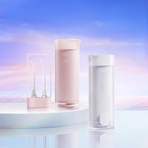 Whitening XIAOMI MIJIA Irrigateur oral portable MEO702 Irrigateur de blanchiment des dents pour dents Flosser à eau 120ML 1400/min Batterie dure 60 jours