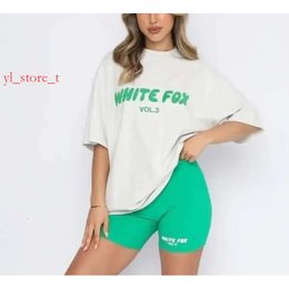 Whites Fox Tracksuit Womens Whiter Foxx T-shirt Designer Brand Fashion Sports et Localiers Set Fox Sweats SweetShirts Tees T-shirt T-shirt Luxe T-shirt Uomo 4F