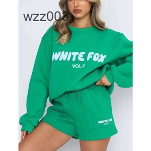 Whites Fox Tracksuit Womens Whiter Foxx T-shirt Designer Brand Fashion Sports and Lanking Set Fox SweetShirt Shorts Tees SETSGS6K