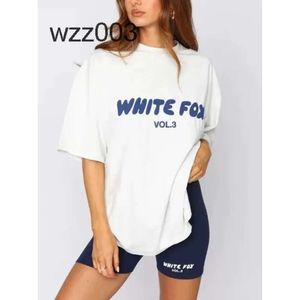 Whites Fox Tracksuit Womens Whiter Foxx T-shirt Designer Brand Fashion Sports and Lanking Set Fox Sweetshirt Shorts Tees Set3zif