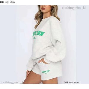 Whites Foxx Tracksuit Womens Whiter Foxx T -shirt Designer Brand Fashion Sports and Leisure Set Fox Sweatshirt Hoodie Shorts Tees Sets 188