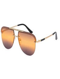 Wholale Fashion Sunglass Newt 2021 Aviation Digner Rimls surdimensionné tendance femmes hommes shad lunettes de soleil lunettes de soleil 20217674508