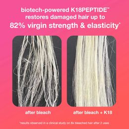 Wholale K18 Deje en reparación molecular Masilla para el cabello 50 ml para reparar cabello dañado 4 minut para revertir el daño del acondicionador nutritivo de blanqueador 1.7 ozteot