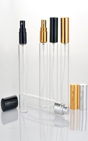Verre entièrement 100 ml en verre portable Bouteille de parfum rechargeable avec atomiseur en aluminium Étui à parfum vide pour le voyageur packi9354198