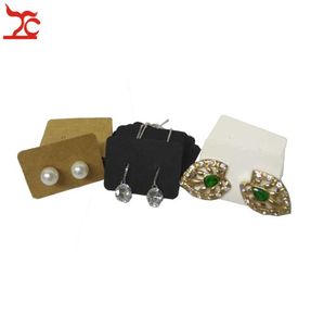 Hele 1000 pcs oorr earring sieraden houder houder kaart ambachtelijke oorbel opslag organizer standaard tag8173408