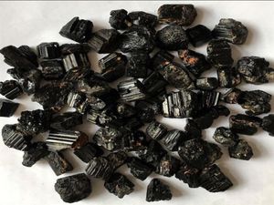 Hele 100 g natuurlijke zwarte toermalijn ruw mineraal kwarts kristal grind getumelde steen reiki genezing voor degaase 1333 T28688544