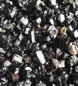 Hele 100 g natuurlijke zwarte toermalijn ruw mineraal kwarts kristal grind getumelde steen reiki genezing voor degaussing1104715