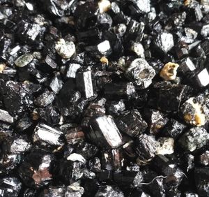 Entièrement 100g naturel noir tourmaline rugueux minéral quartz gravière cristal de gravière dégoulinable reiki guérison pour degaussing3752080