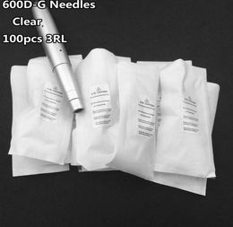 Hele 100 stks 600DG 3RL of 3RS Nouveau Permanente Make-up naalden 7mm Wenkbrauw Lip Naalden Voor Nouveau Permanente make-up machine P5114260