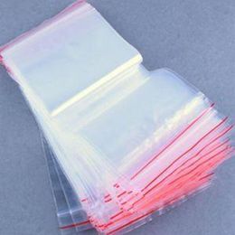 Hele-100 Stuks 6X9CM Nieuwe Zip-Lock Zakken Clear 2MIL Poly Bag Hersluitbare Plastic Kleine zakjes Gift Snoepjes Verpakking Bags257P