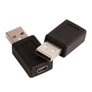 Hele 100 stks Lot USB A Male Naar Micro USB B Vrouwelijke Datakabel Adapter Connector Converter 253s