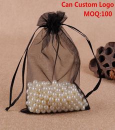 100pcslot 15x20cm Bolsas Bolsas Regalo Saquinho de Organza Embalagem Bolsas de Organza Saco de Tule Pochette Tulle Bonb2467921